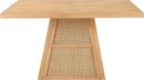 Fenwick - Cane Oak Veneer And Solid Wood Dining Table