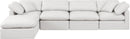 Indulge - Faux Leather 5 Piece Modular Sectional With Chaise