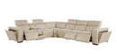 1224 - 7-Piece L-Shaped Sectional Sofa In With 3 Power Recliners & Power Headrests