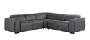1224 - 5-Piece L-Shaped Sectional Sofa In With 3 Power Recliners & Power Headrests