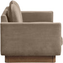 Diviento - Velvet Performance Fabric Upholstered Loveseat