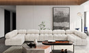 Ames - 7 Piece Boucle Fabric Modular Sectional