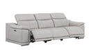 2679 - Power Reclining Sofa, Console Loveseat & Chair Set In Genuine Leather (6 Recliners)