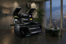 MVP - Power Recliner With Power Headrest - Blanche Black