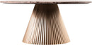 Cindra - Genuine Marble Top And Iron Base Table
