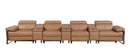1246 - Modular Power Triple Reclining Triple Console Sofa With Power Reclining Headrests