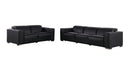 1208 - Leather Reclining Set (Sofa & Loveseat With Four Power Recliners)