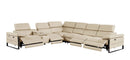 1246 - 7-Piece L-Shaped Modular Power Reclining Sectional With 4 Power Recliners And Power Headrests
