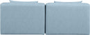 Cube - Modular 2 Seat Armless Sofa