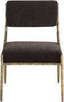 Bastille - Upholstered Dining Side Chair (Set of 2) - Brass Frame