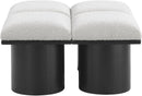 Pavilion - 4 Piece Modular Bench With Black Base