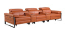 1246 - Modular Power Triple Reclining Dual Console Sofa With Power Reclining Headrests
