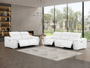 2679 - Genuine Leather Reclining Set (Sofa And Loveseat With 4 Power Recliners)