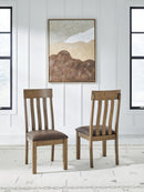 Urbinforte - Dining Upholstered Side Chair (Set of 2) - Light Brown