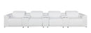 1126 - 7-Piece Modular Power Reclining Sofa In With 4 Power Recliners & Power Headrests