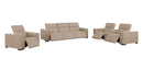 1208 - Modular Leather Set With 6 Power Recliners & Power Headrests