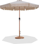 Amalfi - Patio Umbrella - Light Brown Base / Light Brown Pole