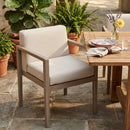 Solace - Olefin Performance Fabric Outdoor Patio Dining Arm Chair