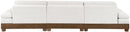 Turin - Chenille Fabric Upholstered Modular Sectional - Cream