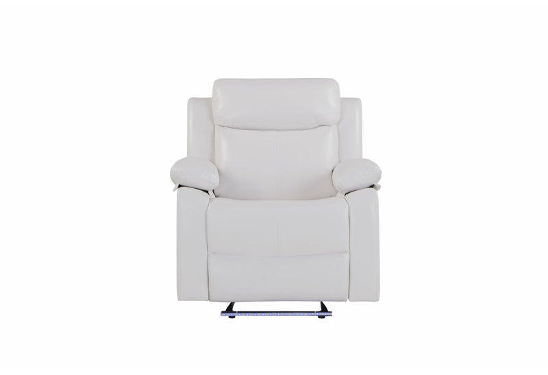 U6026 - Glider Recliner With LED - White