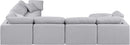 Indulge - Linen 7 Piece Modular Sectional