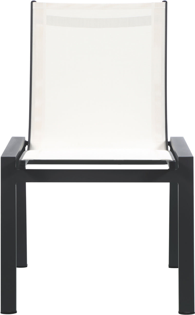 Nizuc - Outdoor Patio Dining Chair With Gray Frame (Set of 2)