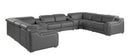 1116 - 10-Piece U-Shaped Sectional Sofa In With 4 Power Recliners & Power Headrests