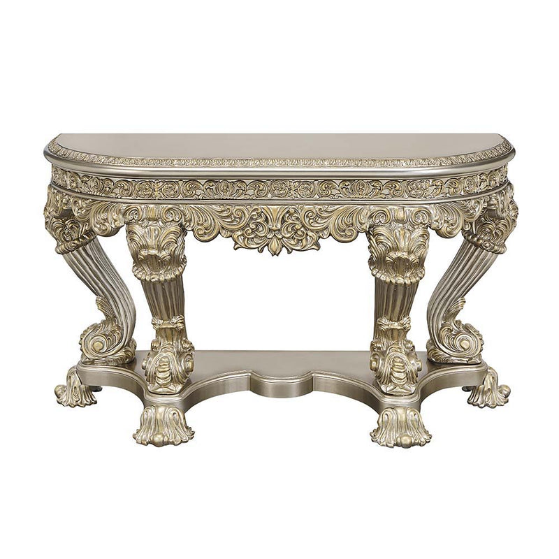 Danae - Sofa Table - Champagne & Gold