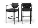 Serava - Vegan Leather Upholstered Bar Stool