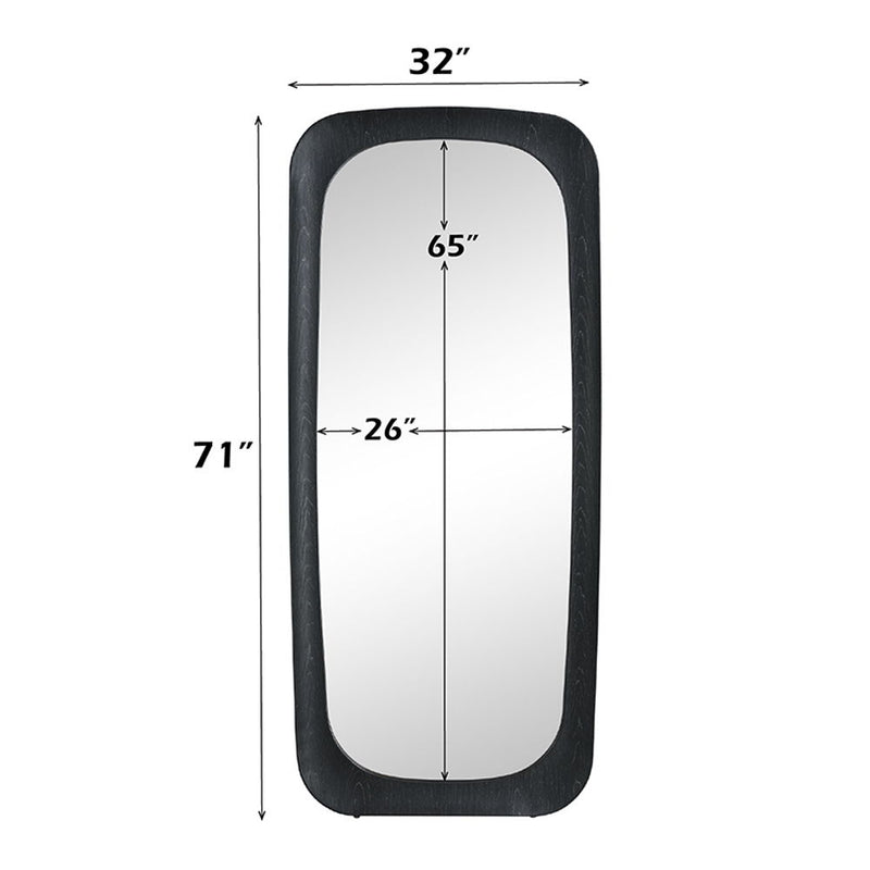 Izusa - Floor Mirror - Black