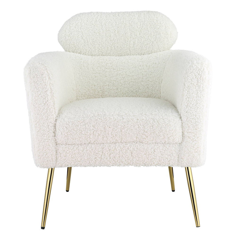 Connock - Accent Chair - White Teddy Sherpa