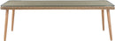 Seacrest - Tempered Glass Top And Wicker Outdoor Patio Dining Table