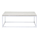 Snyder - Coffee Table - Engineered Stone Top & Chrome
