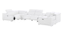 2679 - 8-Piece U-Shaped Power Reclining Sectional In Genuine Leather (4 Recliners)