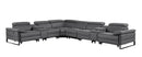 1246 - 8-Piece L-Shaped Modular Power Reclining Sectional With 4 Power Recliners And Power Headrests