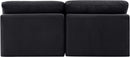 Indulge - Velvet 2 Seat Modular Armless Sofa