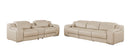 1116 - 6-Piece Modular Power Reclining Sofa And Console Loveseat Set In With 5 Power Recliners & Power Headrests