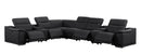 2679 - 8-Piece L-Shaped Power Reclining Sectional In Genuine Leather (4 Recliners)
