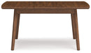 Lyncott - Rectangular Dining Room Butterfly Extension Table - Brown