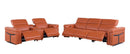 1126 - 6-Piece Modular Power Reclining Sofa And Console Loveseat Set In With 5 Power Recliners & Power Headrests
