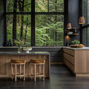 Monette - Counter Stool With Natural Base