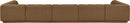 Modari - Sectional - Brown
