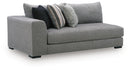 Creston Heights - LAF Corner Chaise - Smolder
