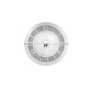 Noralie - 39" Wall Clock - Mirrored & Faux Diamonds