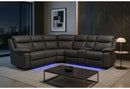U6026 - Right Side Facing Sectional With LED And Speaker - Gray