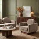 Diviento - Velvet Performance Fabric Upholstered Accent Chair