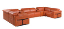 1126 - 8-Piece U-Shaped Sectional Sofa In With 2 Power Recliners & Power Headrests