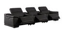 9762 - 5-Piece Modular Power Reclining Sofa And Loveseat Set With 3 Power Recliners In
