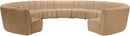 Infinity - 11 Piece Modular Sectional - Camel