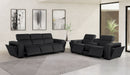 1224 - 6-Piece Modular Power Reclining Sofa And Console Loveseat Set In With 5 Power Recliners & Power Headrests